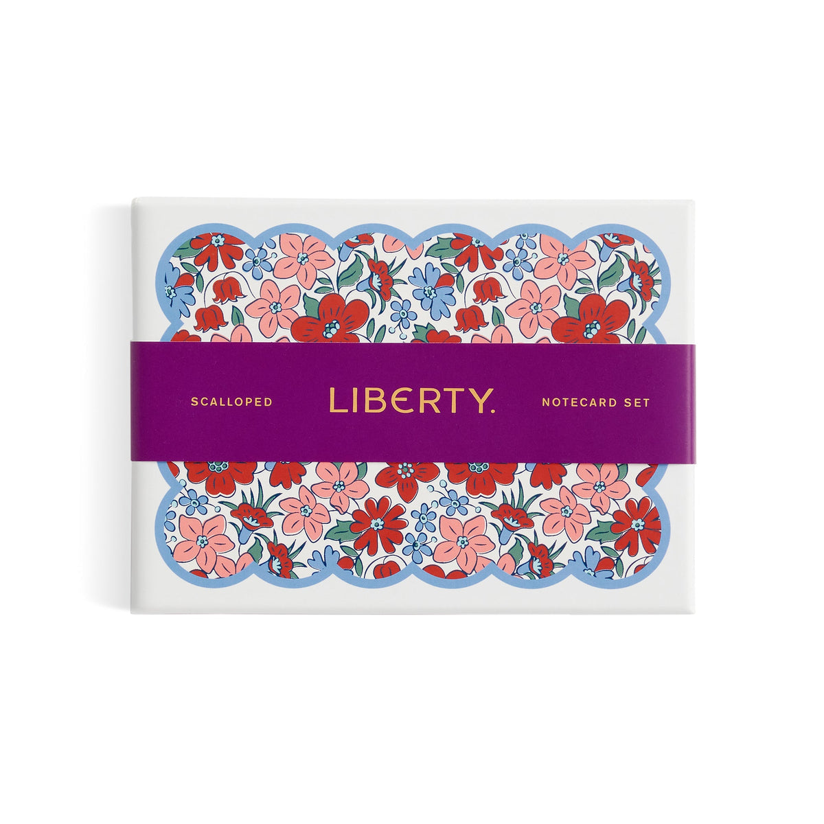 Liberty Scalloped Shaped Notecard Set