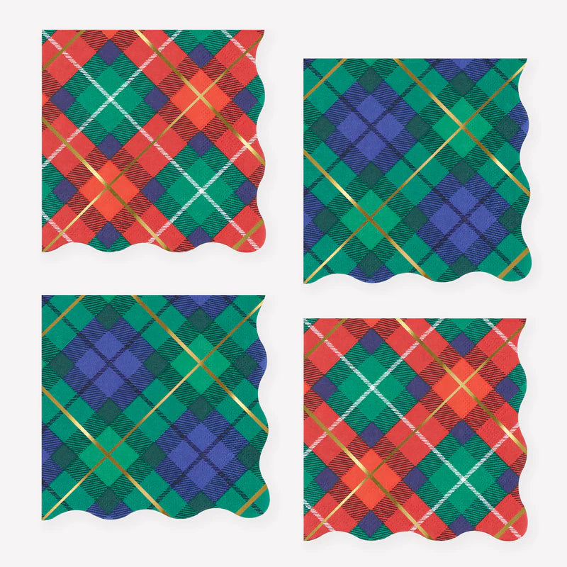 Plaid Mix Napkins