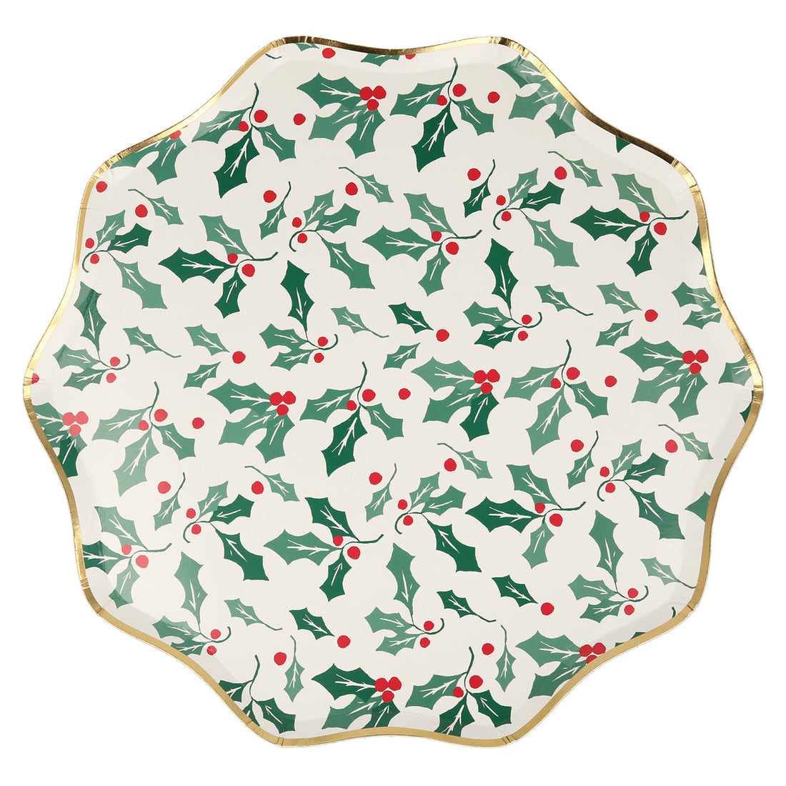 Holly Pattern Plates