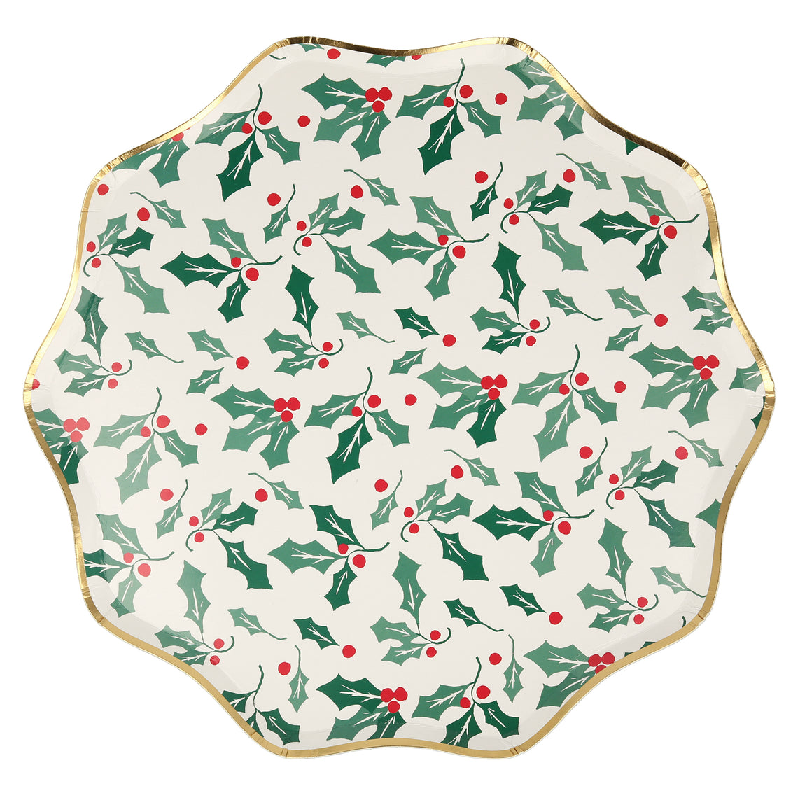 Holly Pattern Plates