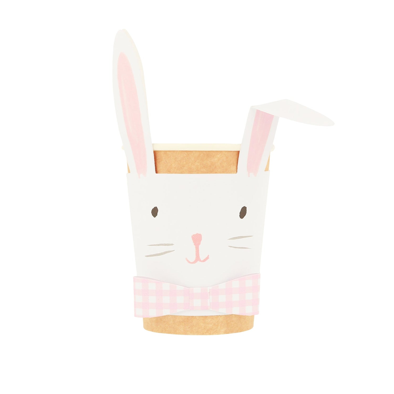 Meri Meri Lop Eared Bunny Cups with gingham bow