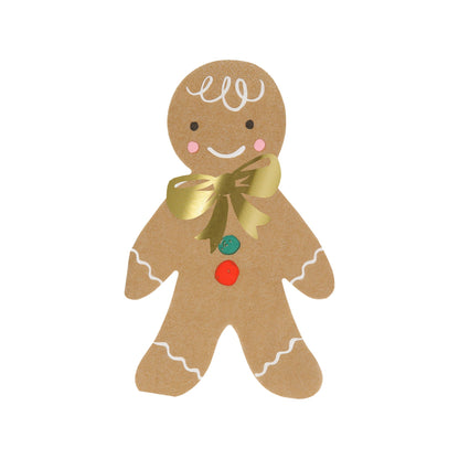 Boy Gingerbread Napkin