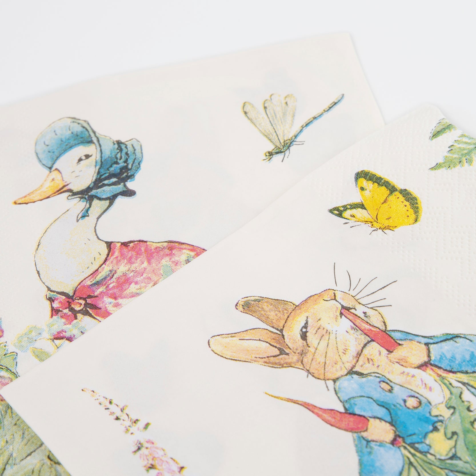 Meri Meri Peter Rabbit in The Garden Napkins - set of 2. Perfect for your party table.