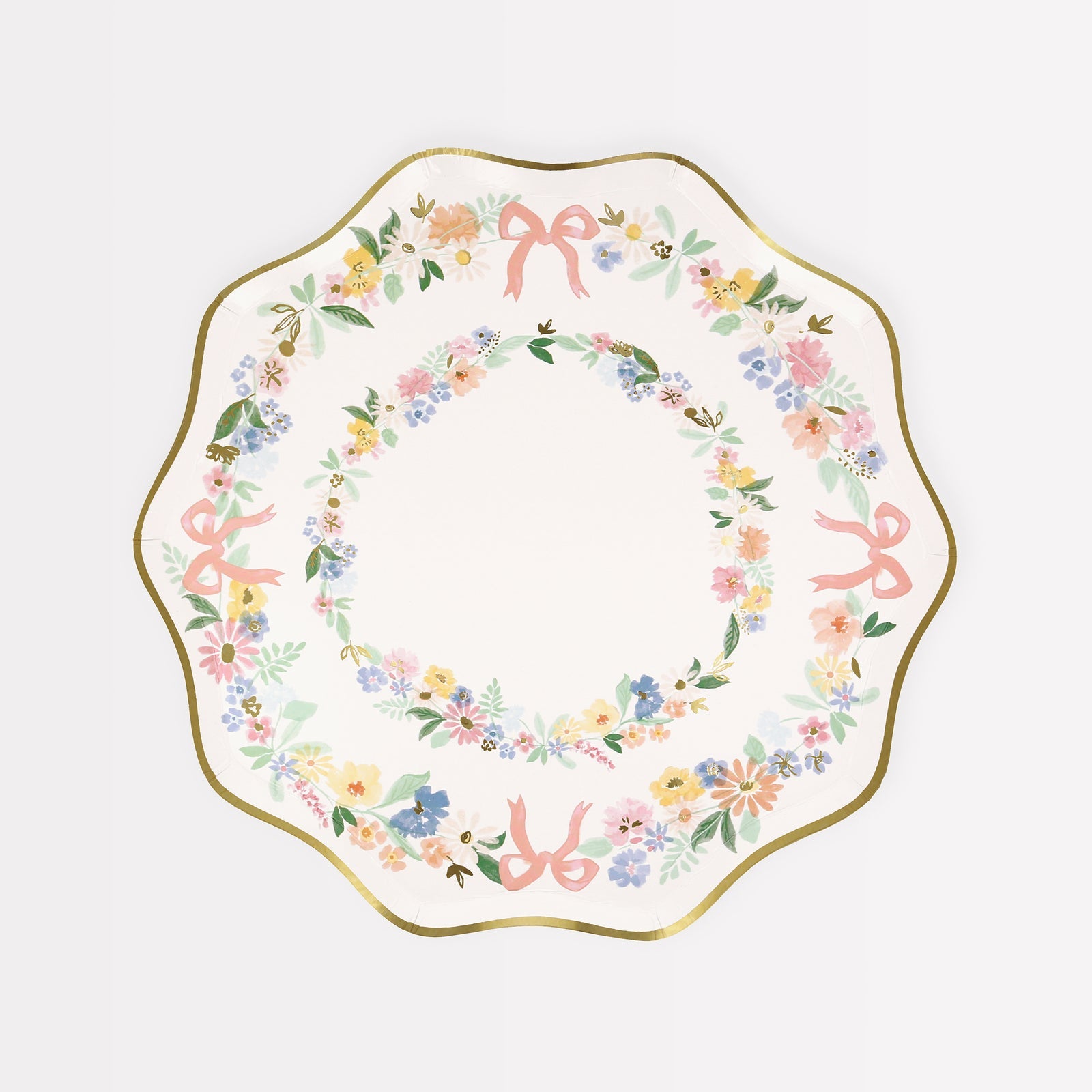 Elegant Floral Plates