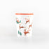 Paper cup by Meri Meri with an illustration of Santa and his reindeer on it. 
