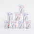 Decorative paper cups with bunny designs on a white background.