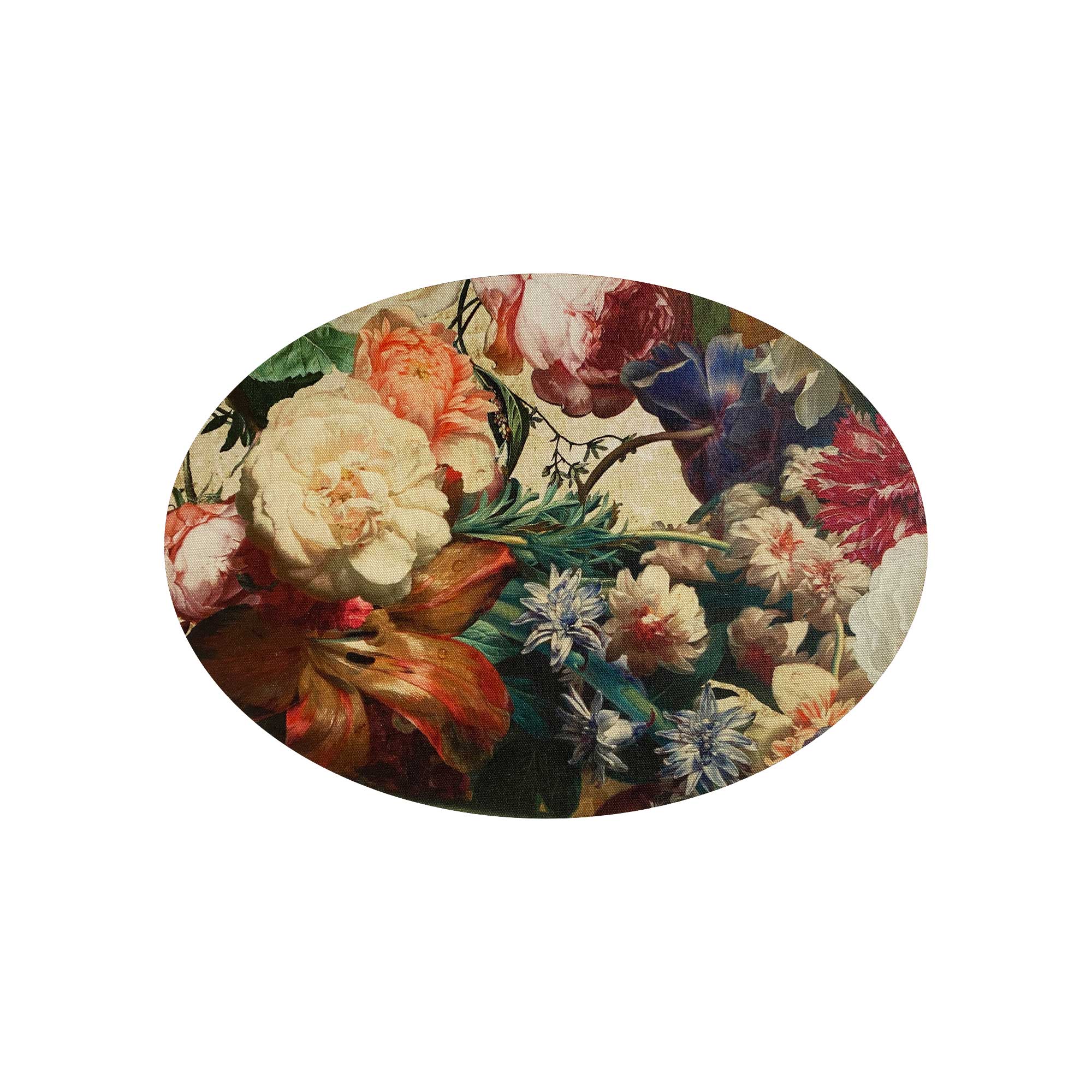 Oval Flemish Flowers Placemats