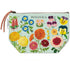 Floral-patterned pouch with &