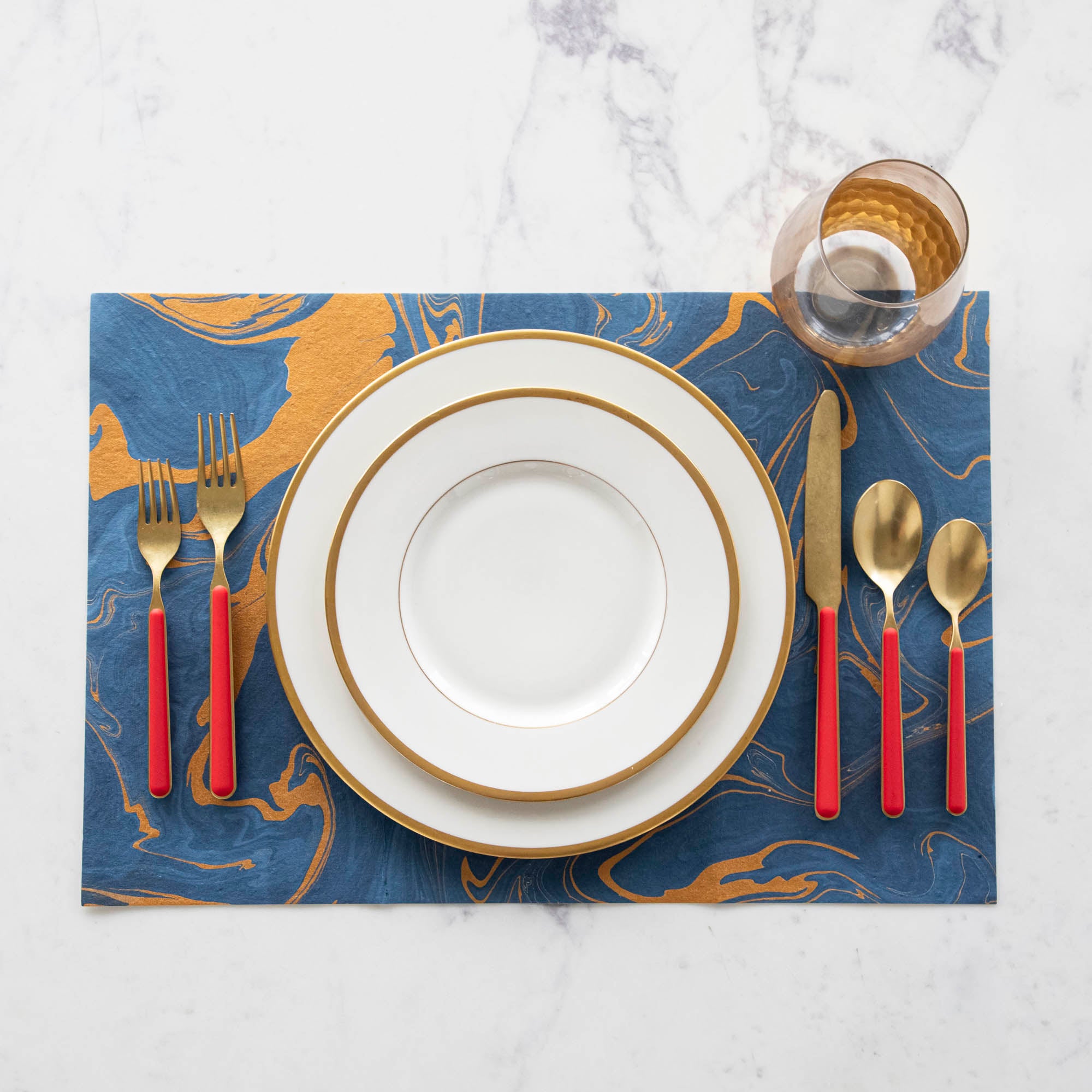 Fantasia Red 5-Piece Place Setting