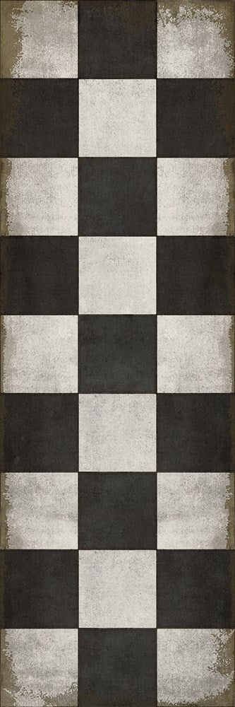 Checkered Past Vinyl Rug - Pattern