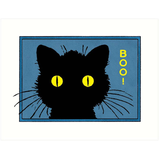 Boo! Cat Halloween Card