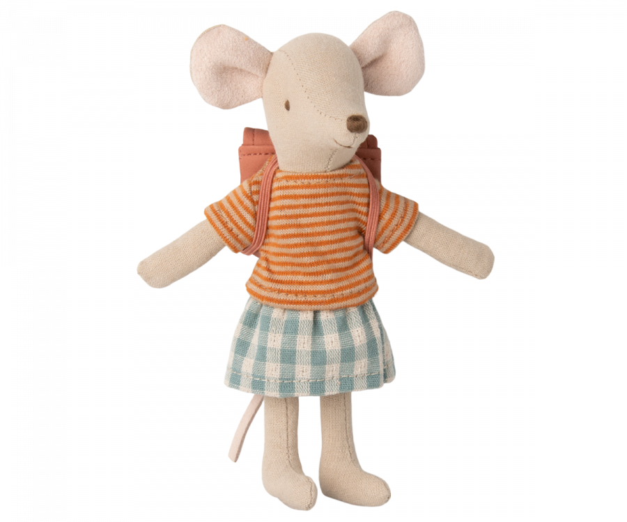 Tricycle Mouse, Big Sister with Bag