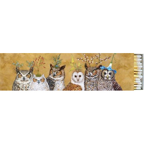 Owl Family 8" Long Matches