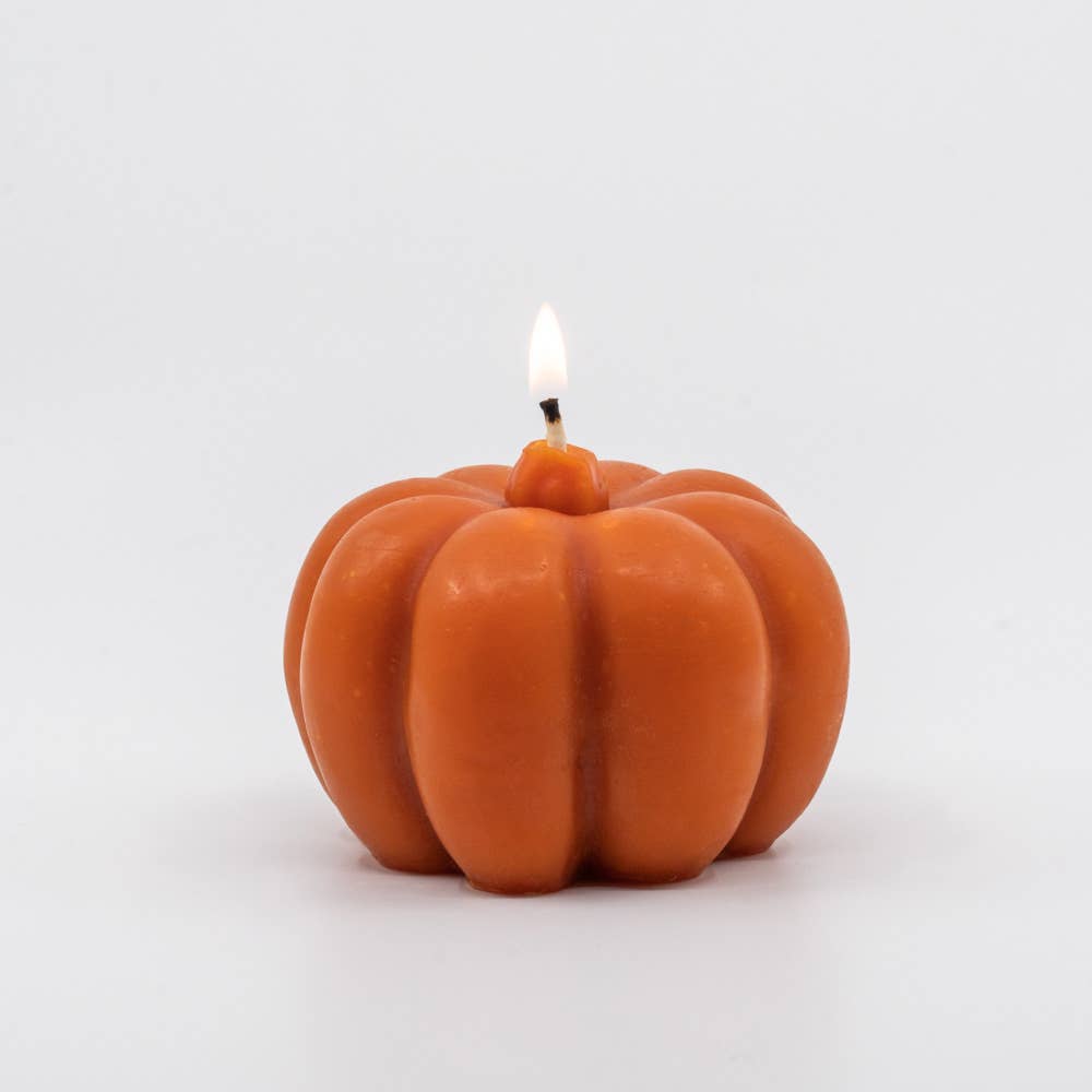 Beeswax Pumpkin Candles
