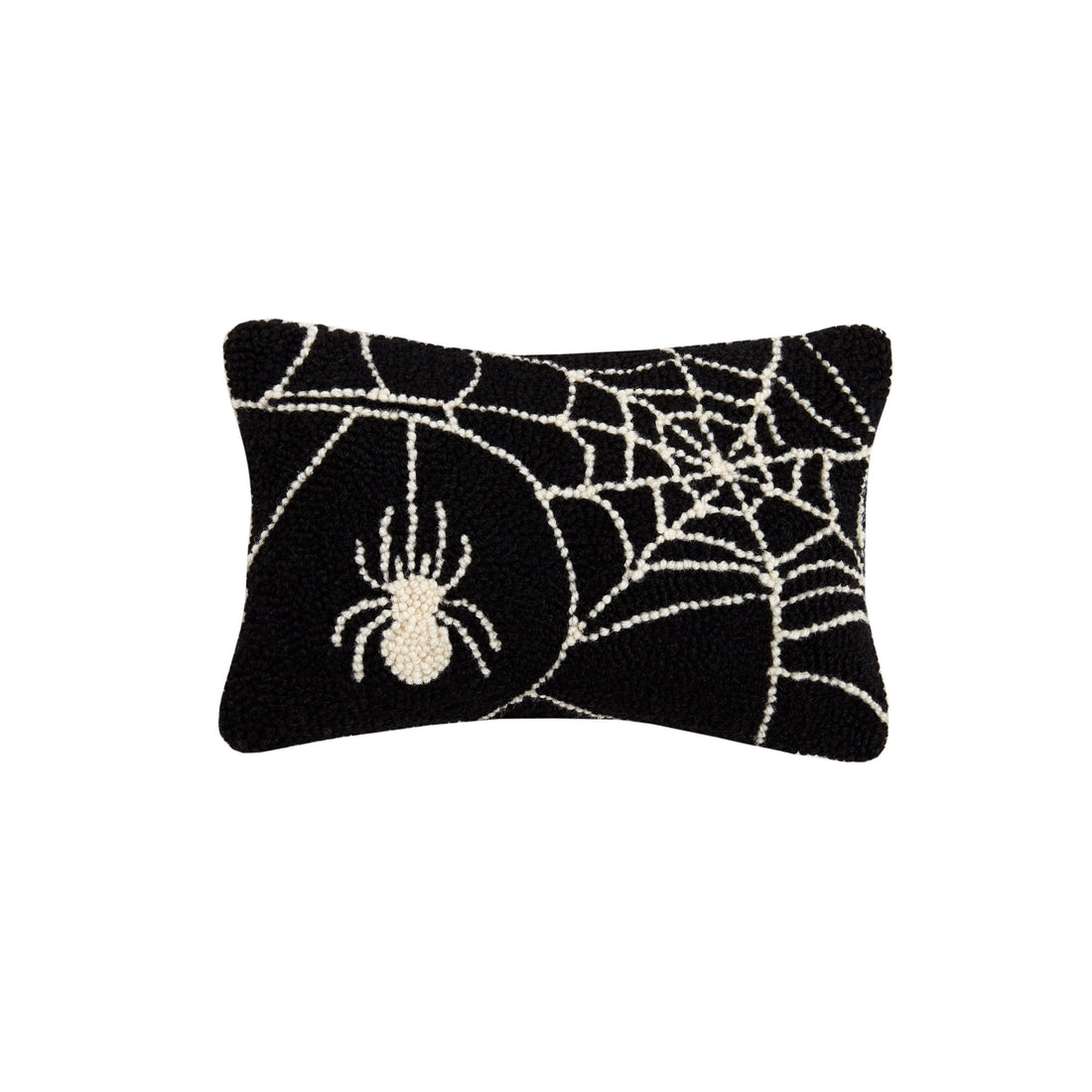 Spiderweb hooked pillow