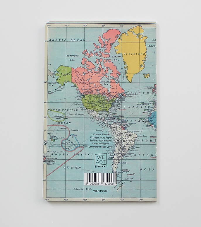 The World is Yours Wanderlust Notebook