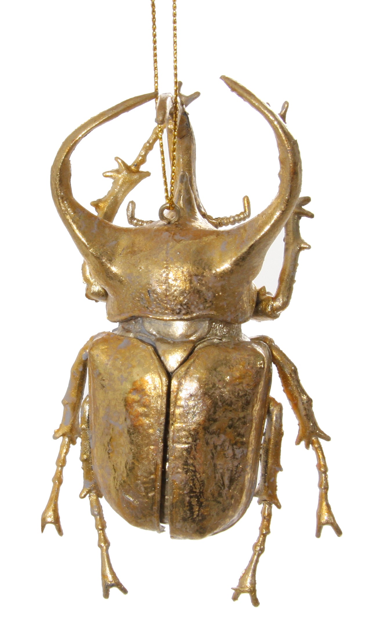 Gold Beetle Ornament