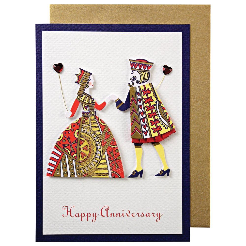 King And Queen Anniversary Card