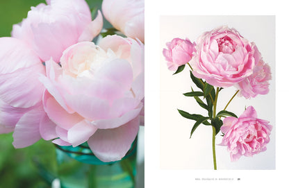 inside page of Peonies book