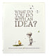 A cover of the Compendium award-winning book titled "What Do You Do With an Idea?" written by Kobi Yamada and illustrated by Mae Besom, featuring an illustration of a child looking at a golden
