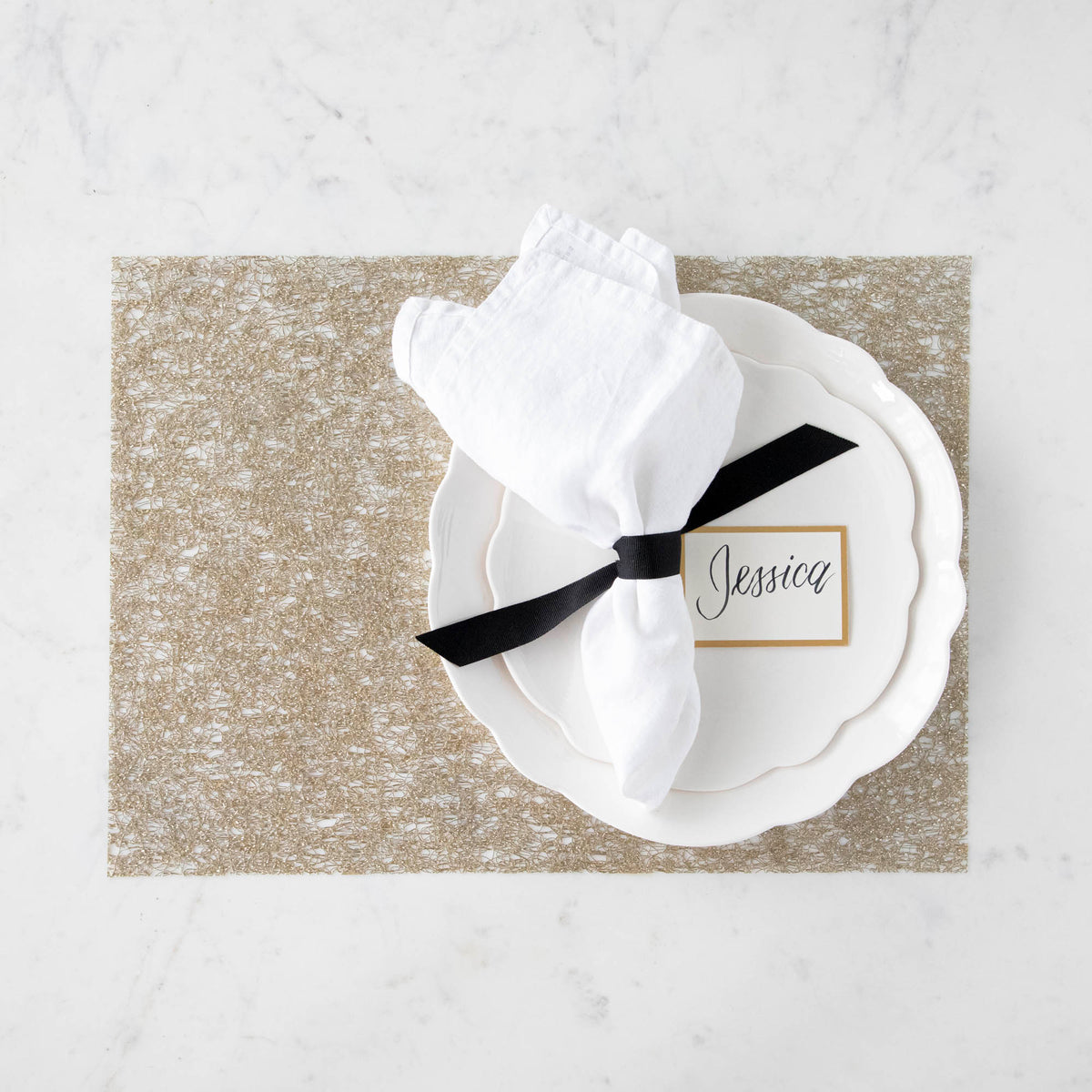 Metallic Lace Placemat – Hester & Cook