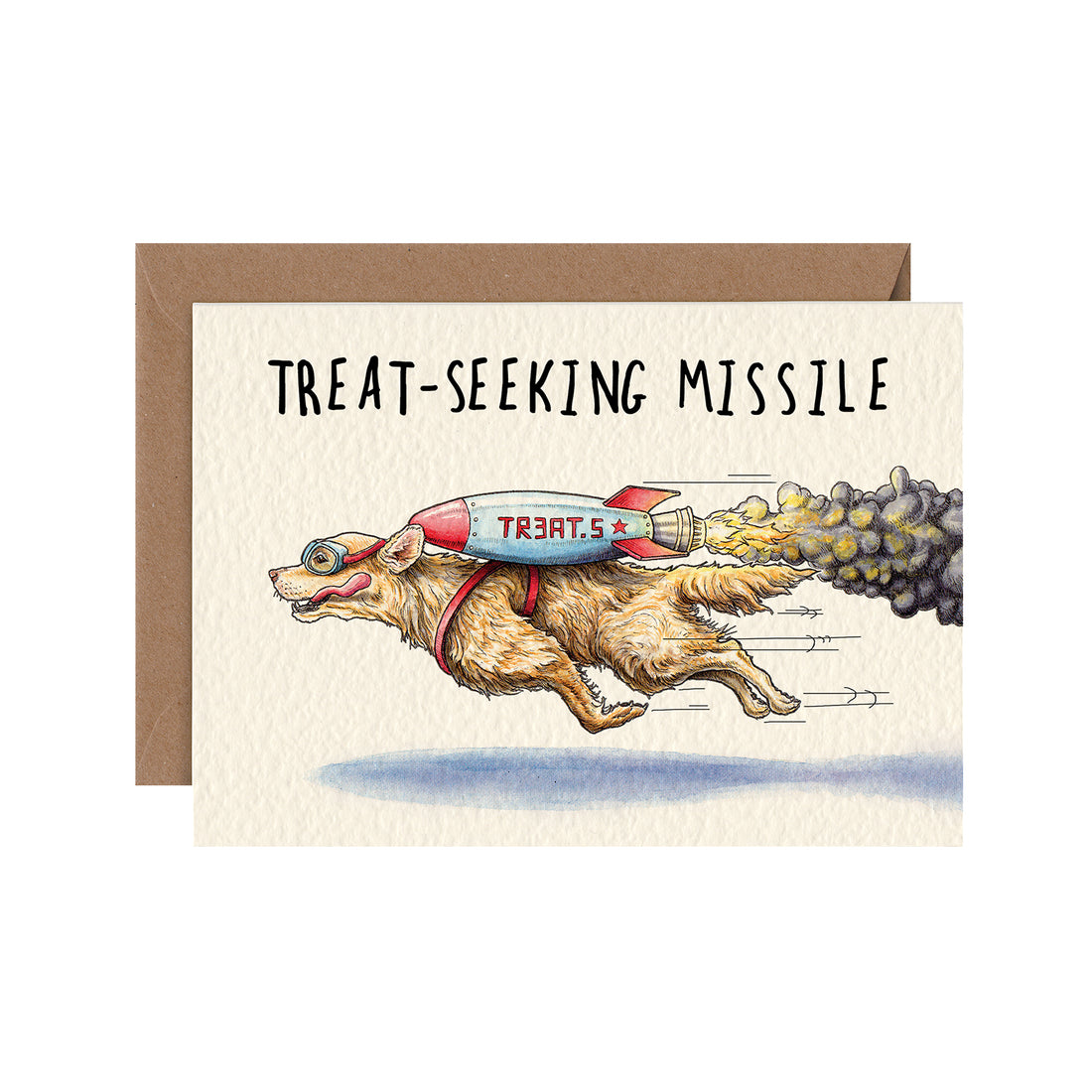 Treat-seeking Missile card by Hester &amp; Cook.