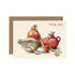 Peking Duck card featuring ducks and fortune cookies. (Brand: Hester & Cook)