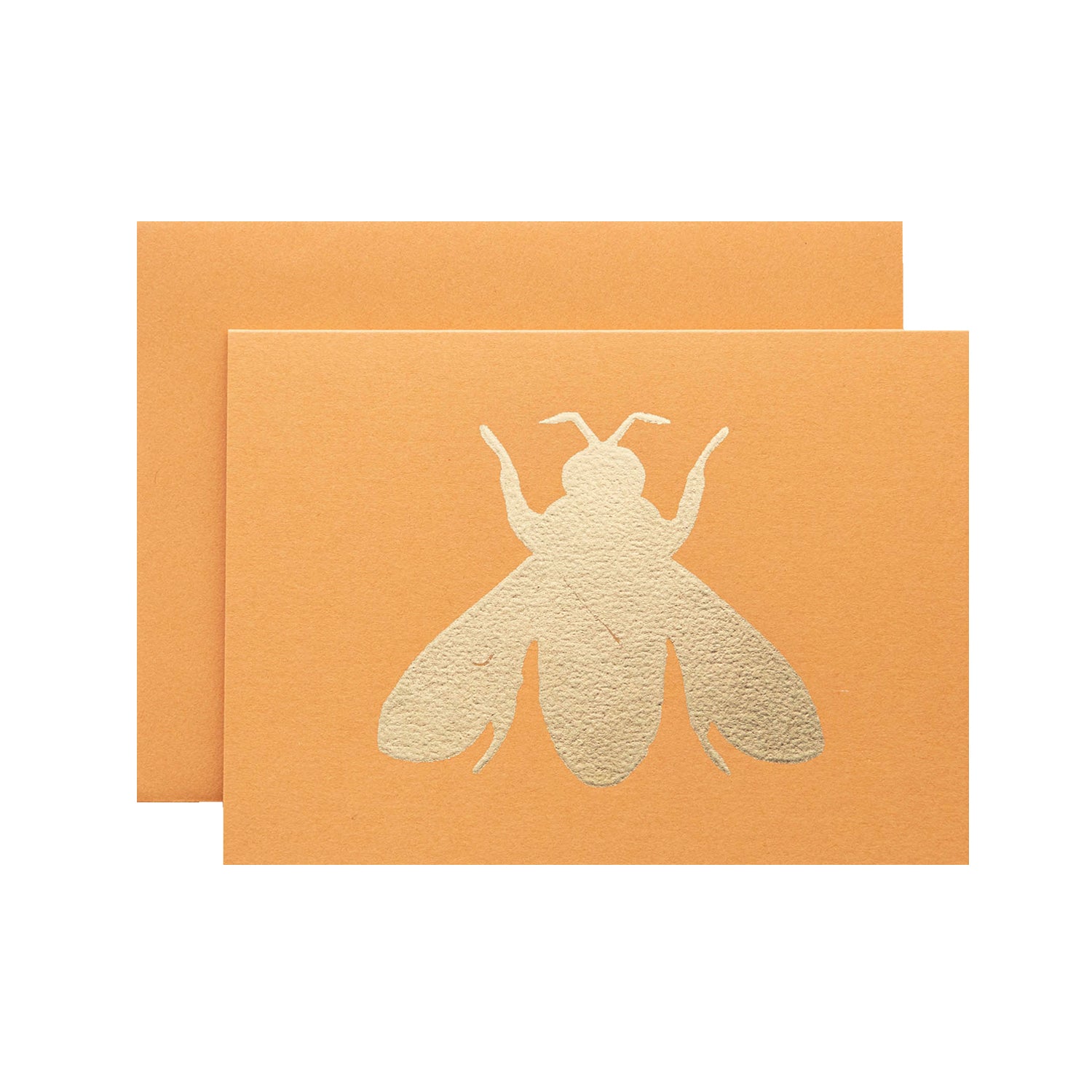 Orange Bee Card