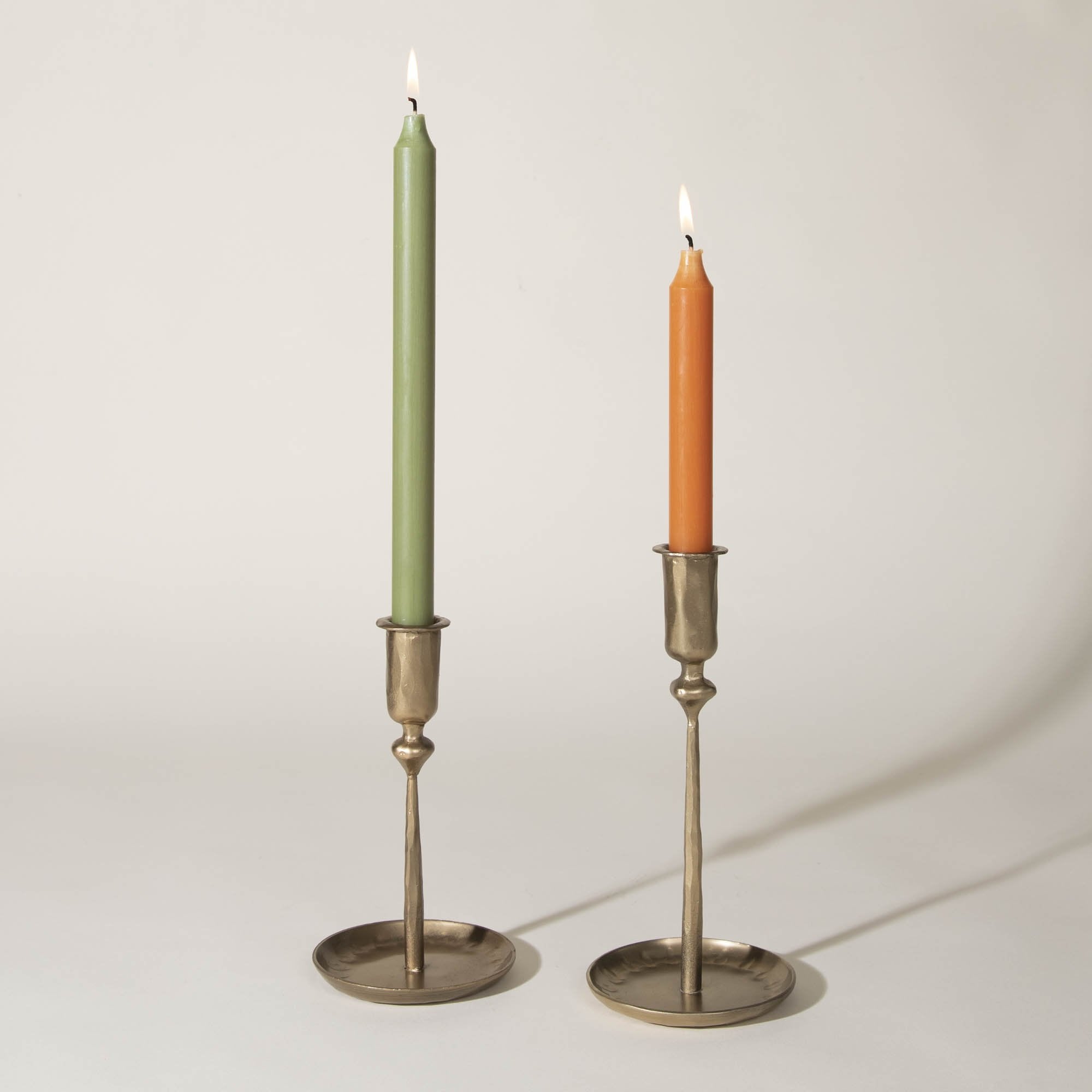 Moss Green 12&quot; Taper Candle