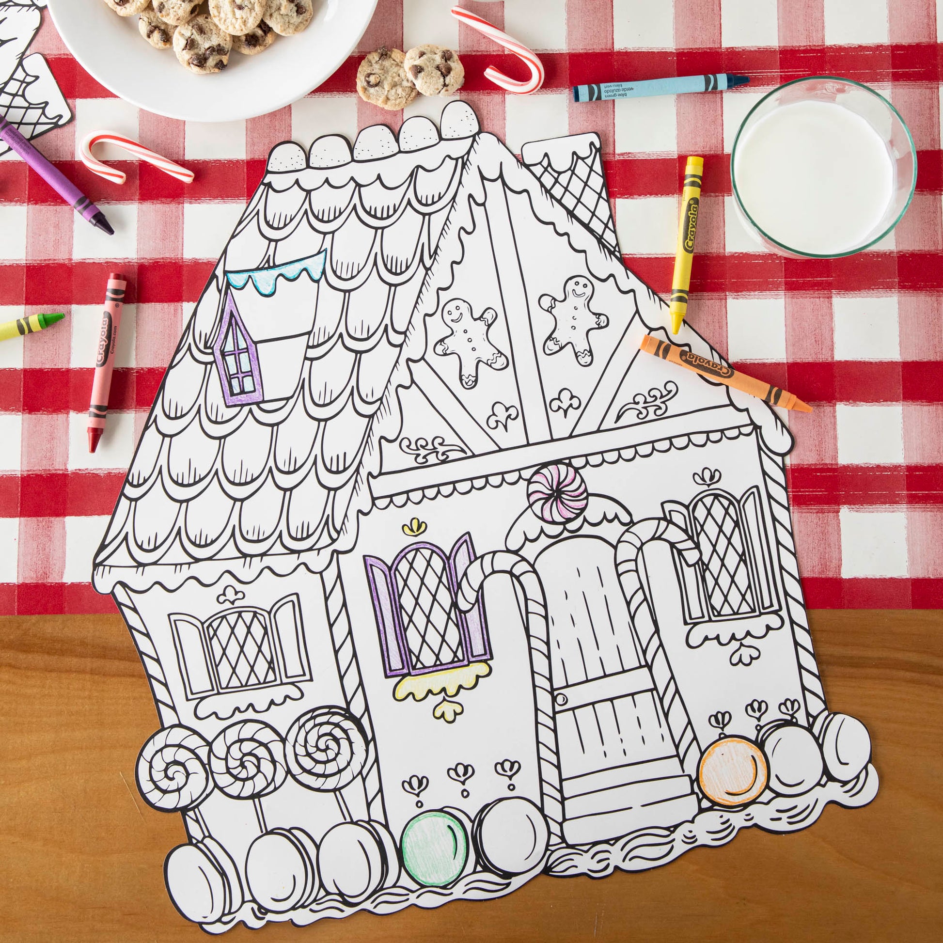 Gingerbread House Coloring Walmart