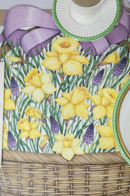 Die-cut Daffodil Basket Placemat
