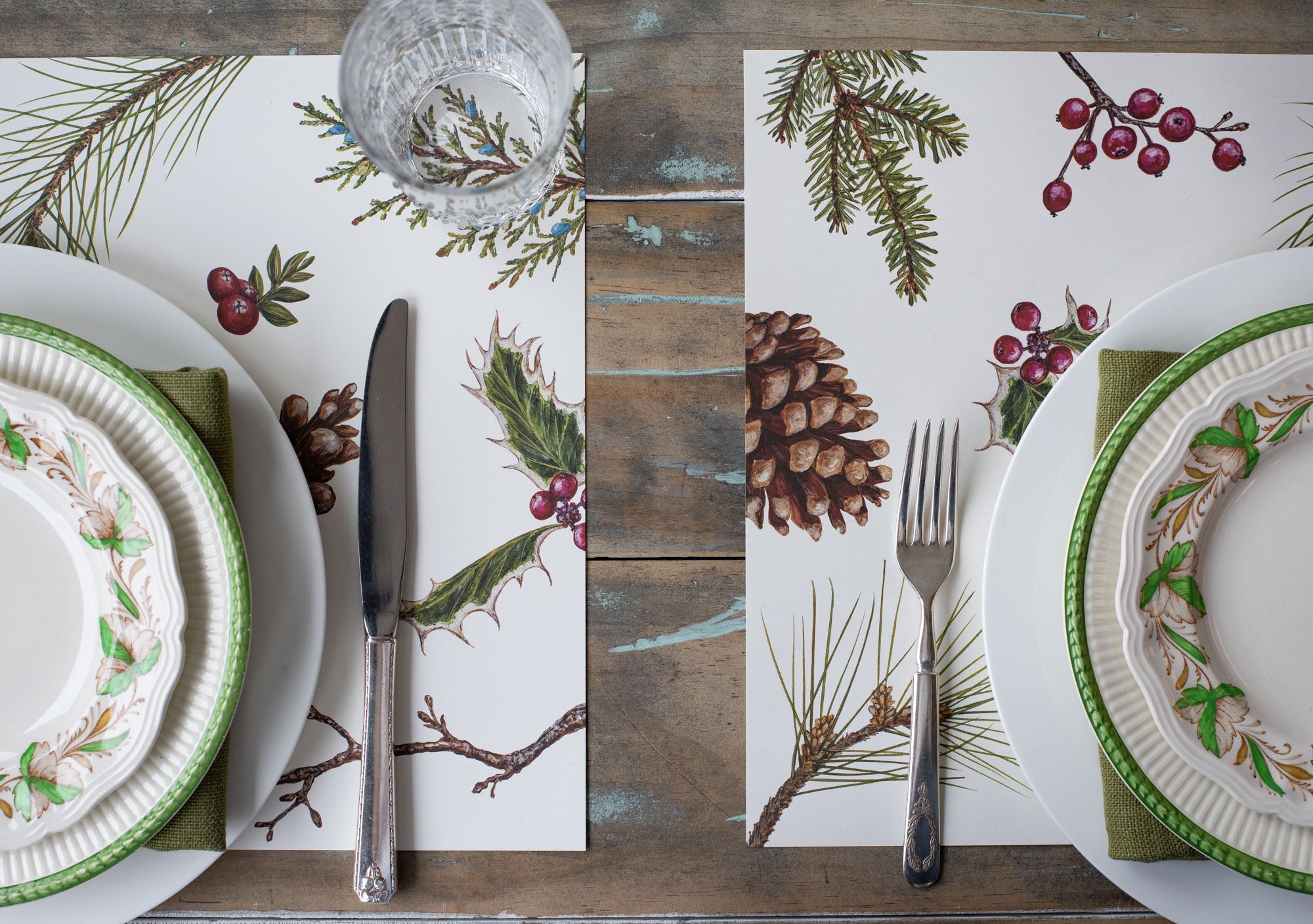 Hester & Cook Winter Collage Placemat - Thumbnail 3