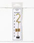 An instant party package featuring a 4" tall Gold Number Cake Topper Sparklers from Tops Malibu.
