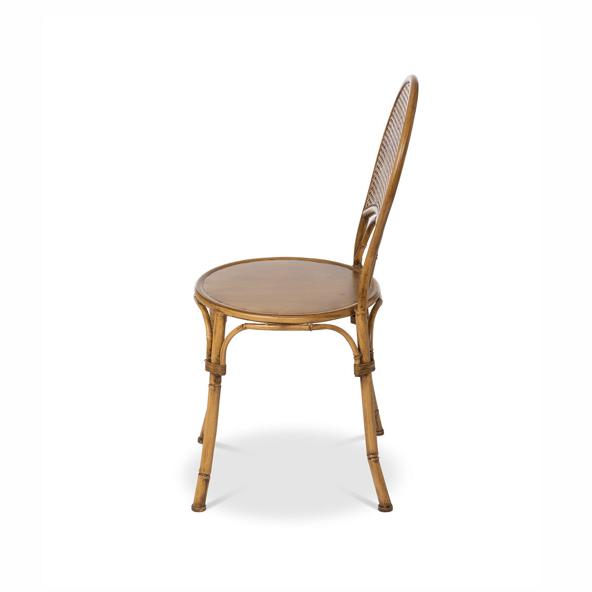 Metal Bamboo Bistro Chair