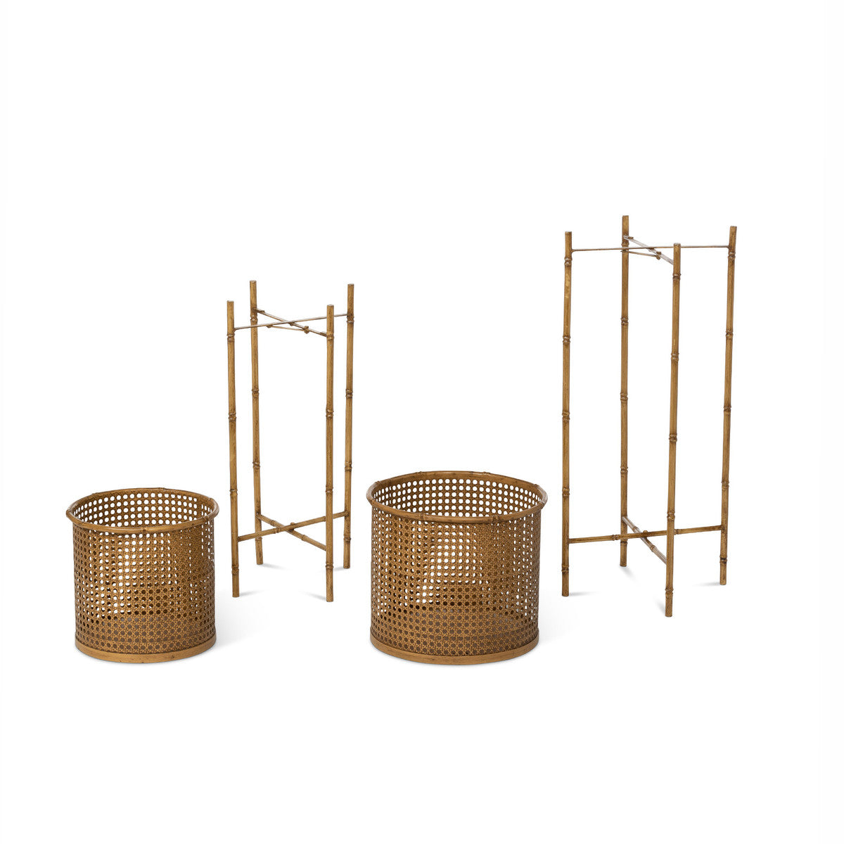 Metal Bamboo Side Pieces