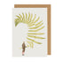 A Fern 5 Greeting Card featuring a beautiful illustration of a fern leaf from Hester & Cook&