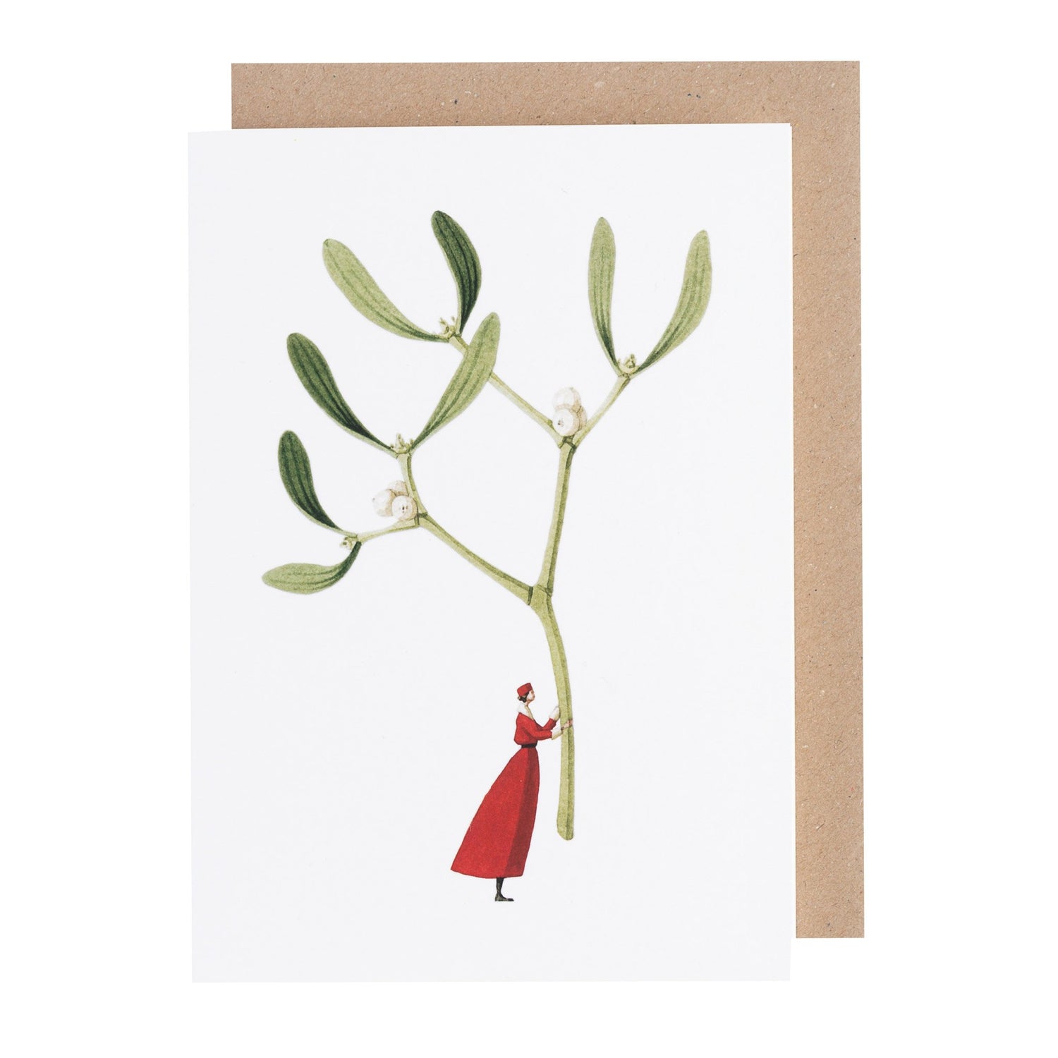 Mistletoe Greeting Card