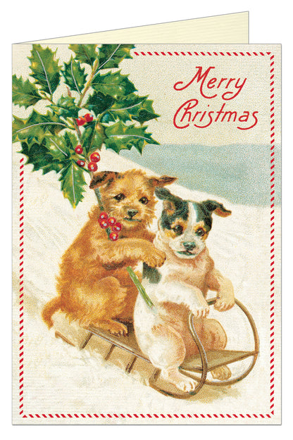 Christmas Dogs Boxed Set of Cards