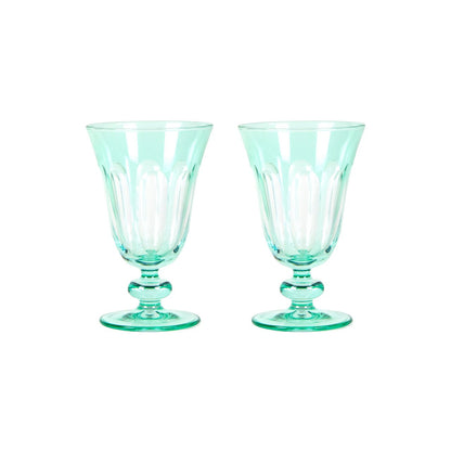 Set of 2 Rialto Menthe (Light Green) Glasses