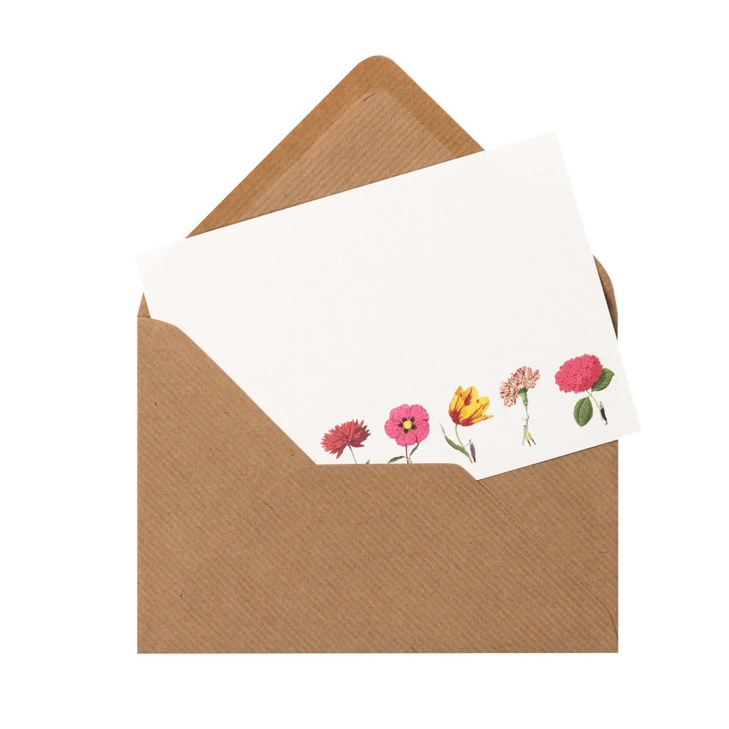 In Bloom Multi Colored Flowers Flat Notes