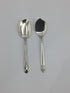 Two Hester & Cook Jam Spreader Silver open stock on a white surface.