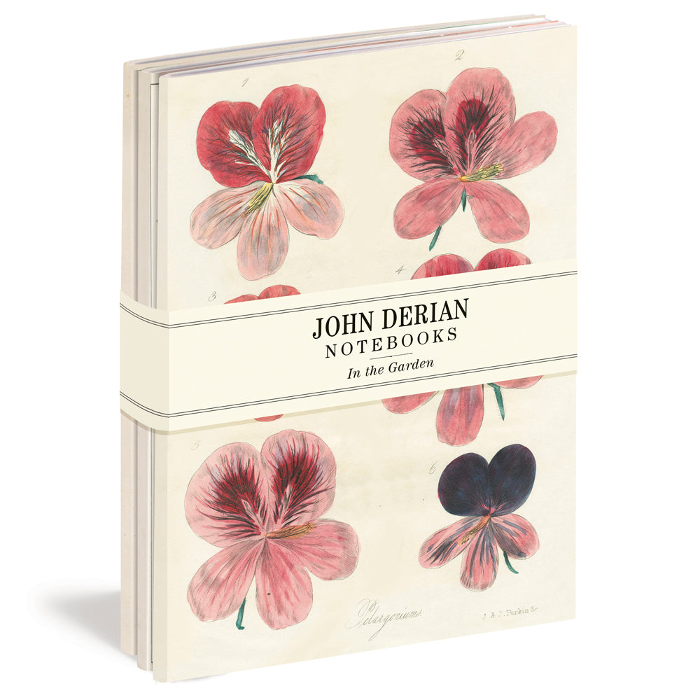 John Derian: In the Garden Notebooks, Set of 3