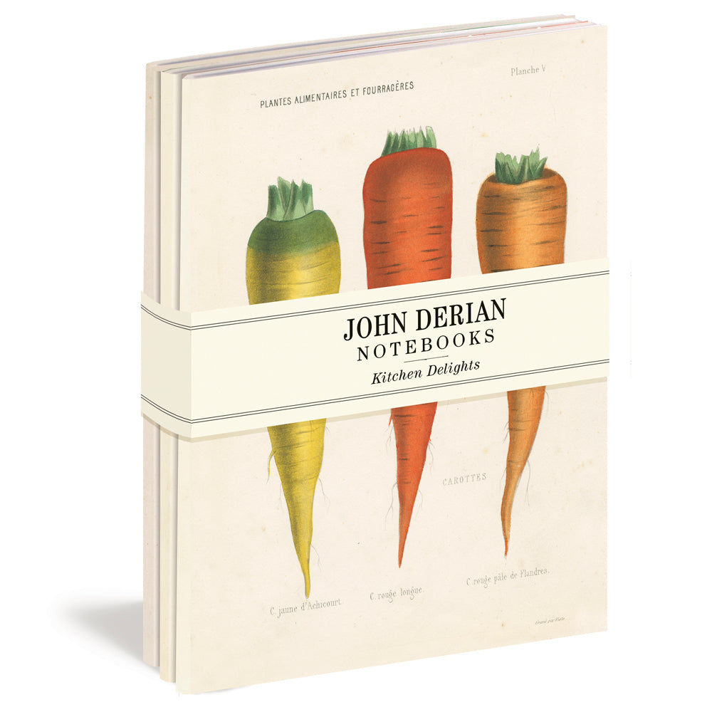 John Derian: Kitchen Delights Notebooks, Set of 3