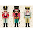 Three elegant Hester & Cook Nutcrackers Placemats on a beige background.