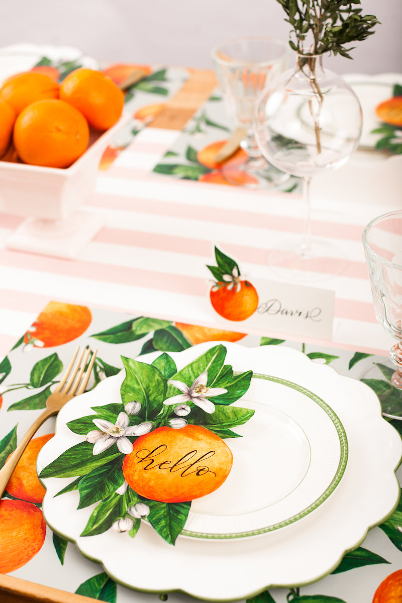 Vintage orange 2025 blossom settings