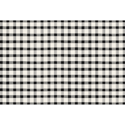 A painted grid check pattern made of grey lines intersecting at black squares, on a white background.