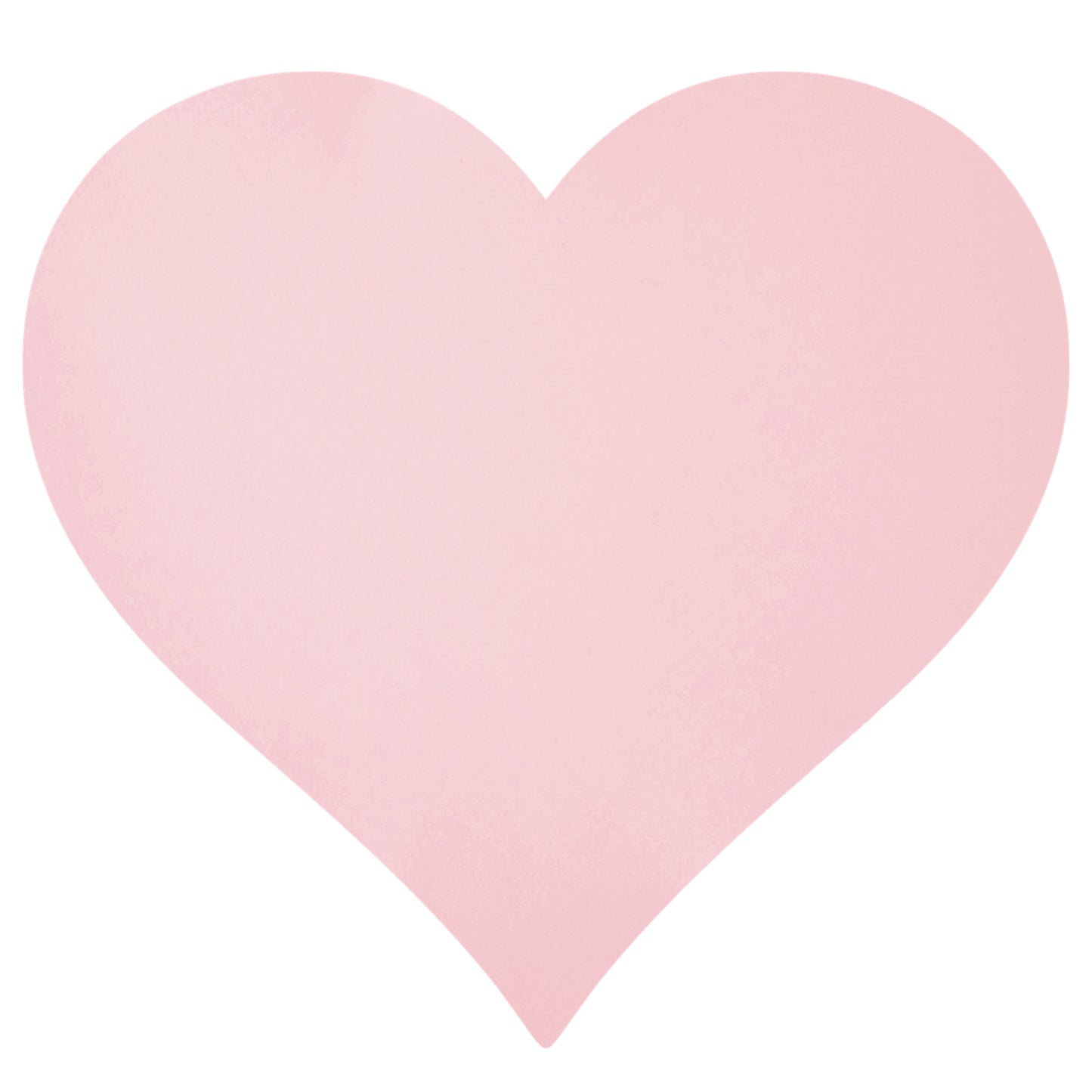Die-Cut Pink Heart Placemat