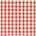 A vibrant red and white gingham tablecloth, perfect for summer festivities or any occasion that calls for a touch of classic charm. Pair it with Hester & Cook&