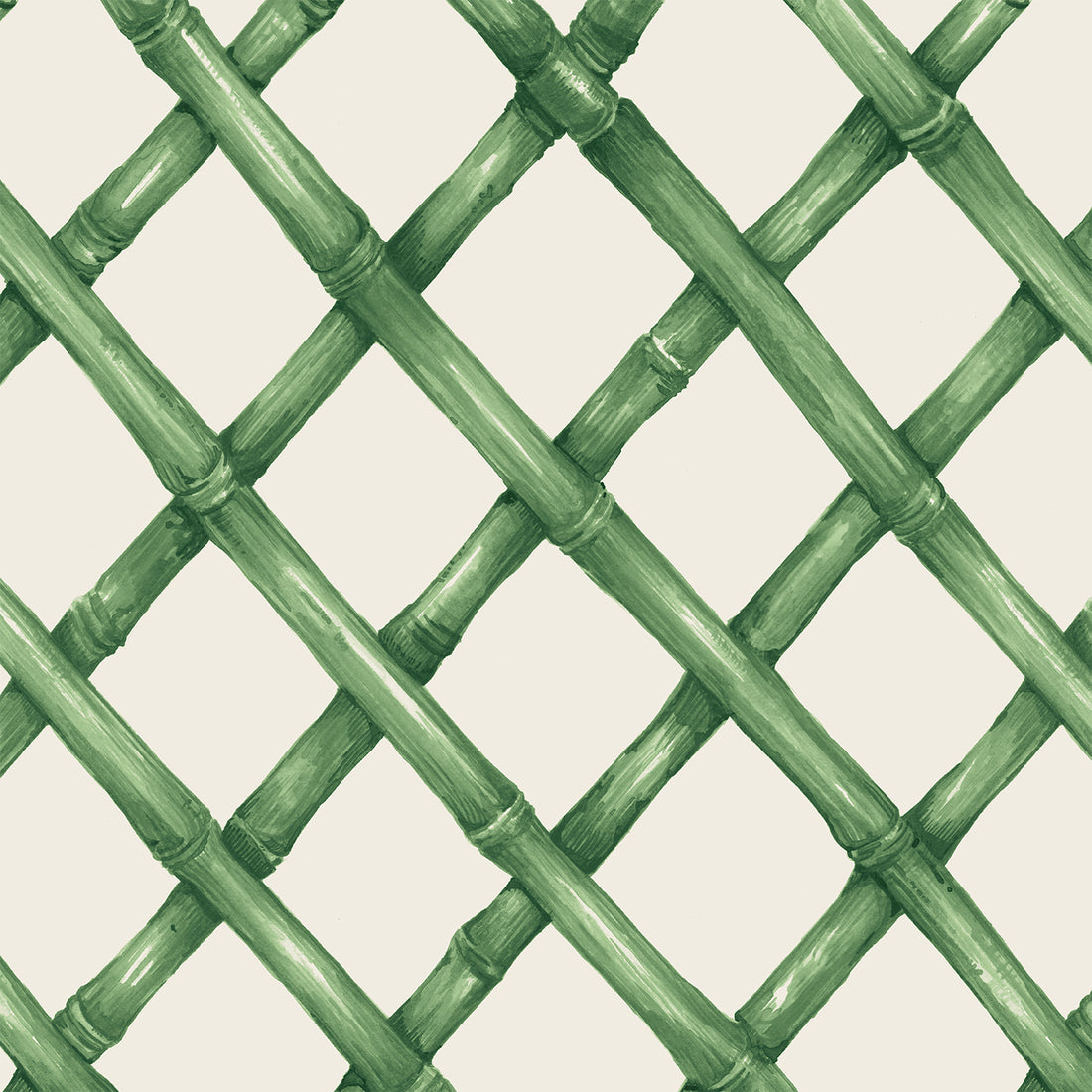 A Green Lattice Napkins pattern on a white background by Hester &amp; Cook.