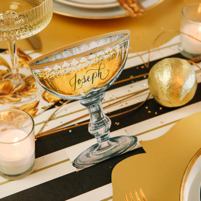 Champagne Coupe Place Card